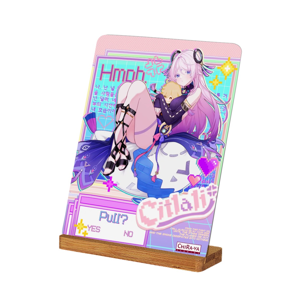 Genshin Impact Metal Print with Stand - Citlali: "Self-Indulgence"