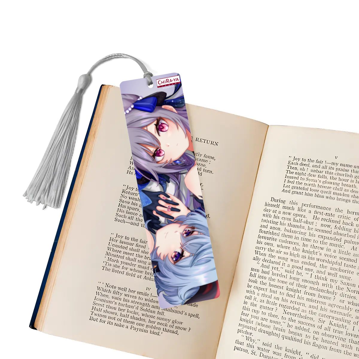 Genshin Impact Wooden Bookmark - Ganyu & Keqing: "Ganqing Impact"
