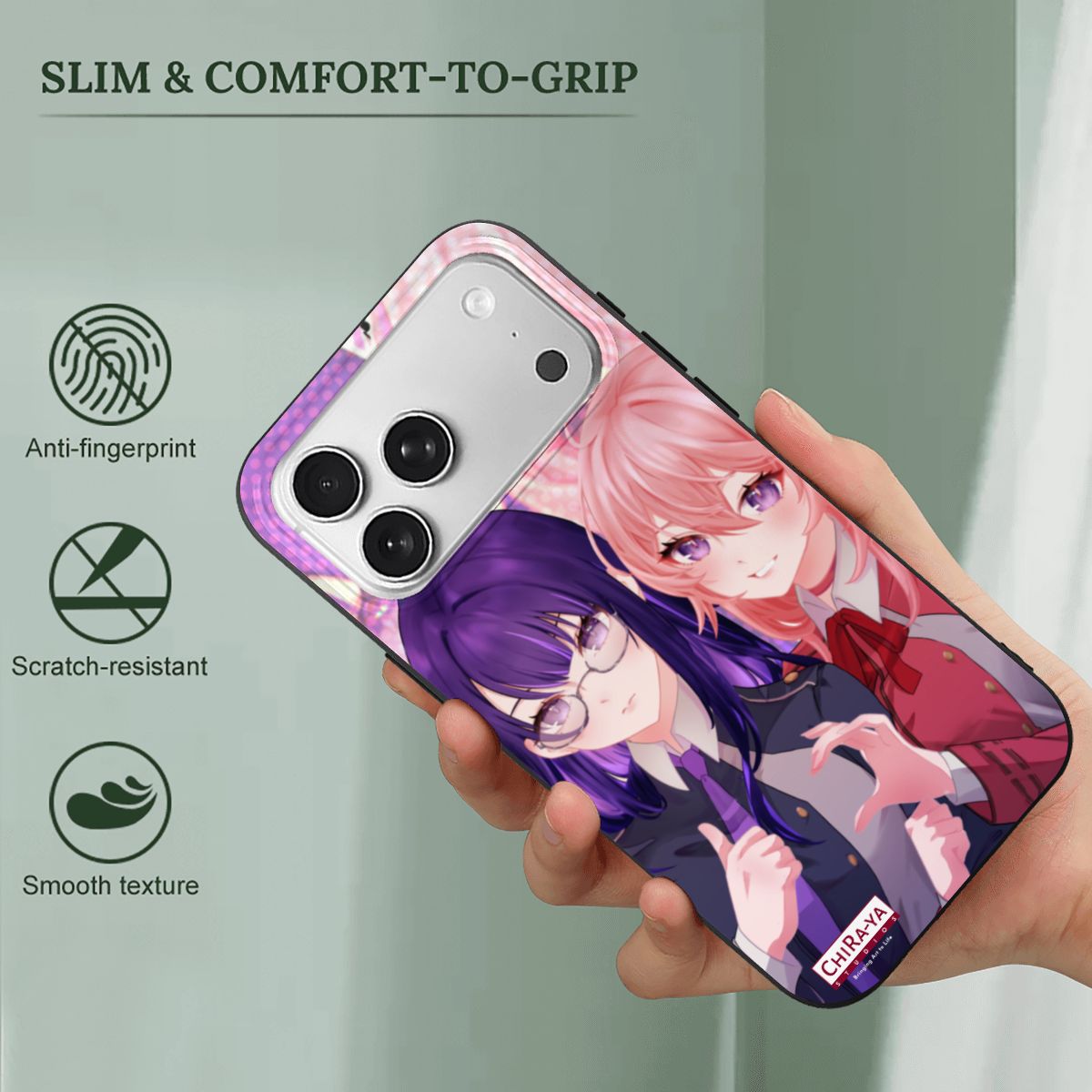 Genshin Impact Phone Case (iPhone 17 Pro Max) - Raiden Ei & Yae Miko: "Takina & Chisato" Chiraya Studios
