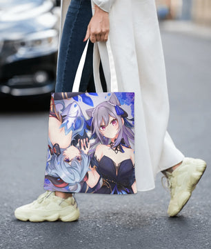 Genshin Impact Tote Bag - Ganyu & Keqing: 