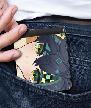 Genshin Impact Squishy Series Leather Wallet - Kinich