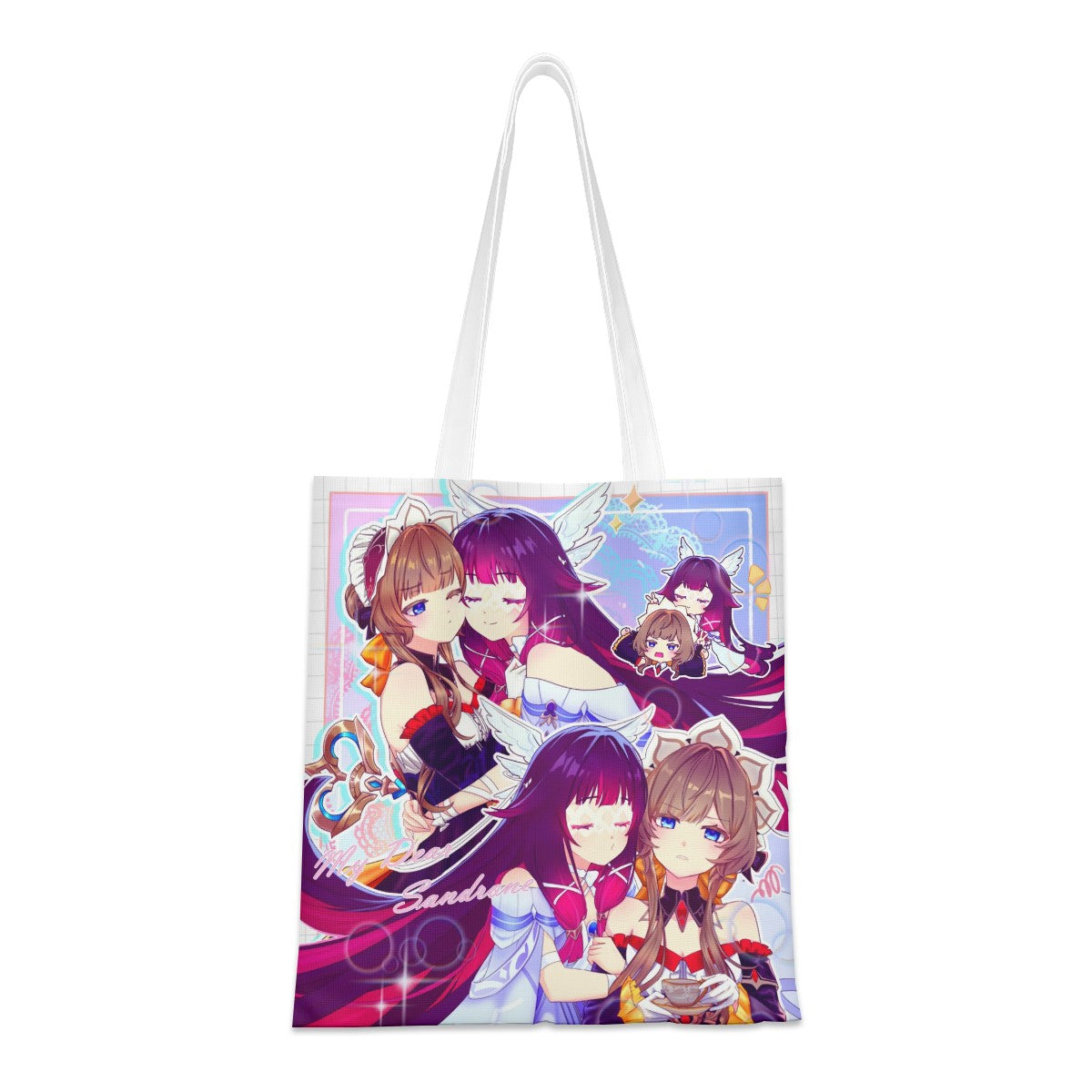 Genshin Impact Tote Bag - Columbina & Sandrone: "Teatime"