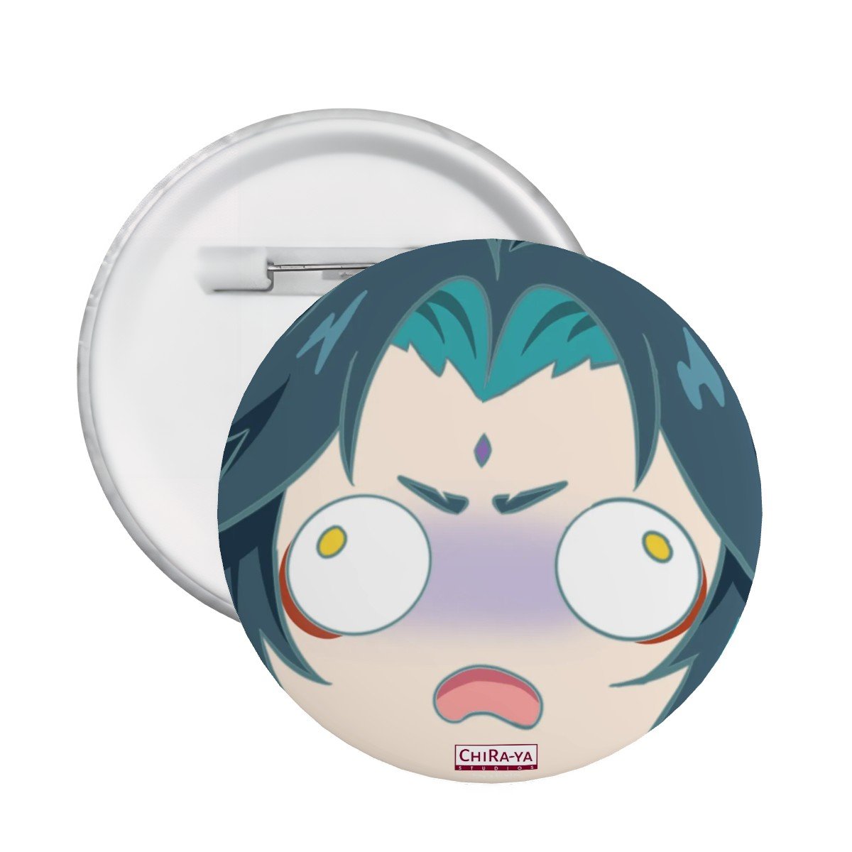 Genshin Impact Pin Badge - Derp series