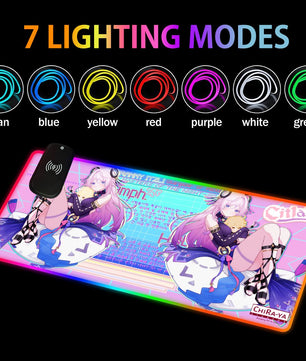Genshin Impact Premium RGB Gaming Mouse Pad (with Wireless Charging) - Citlali: 