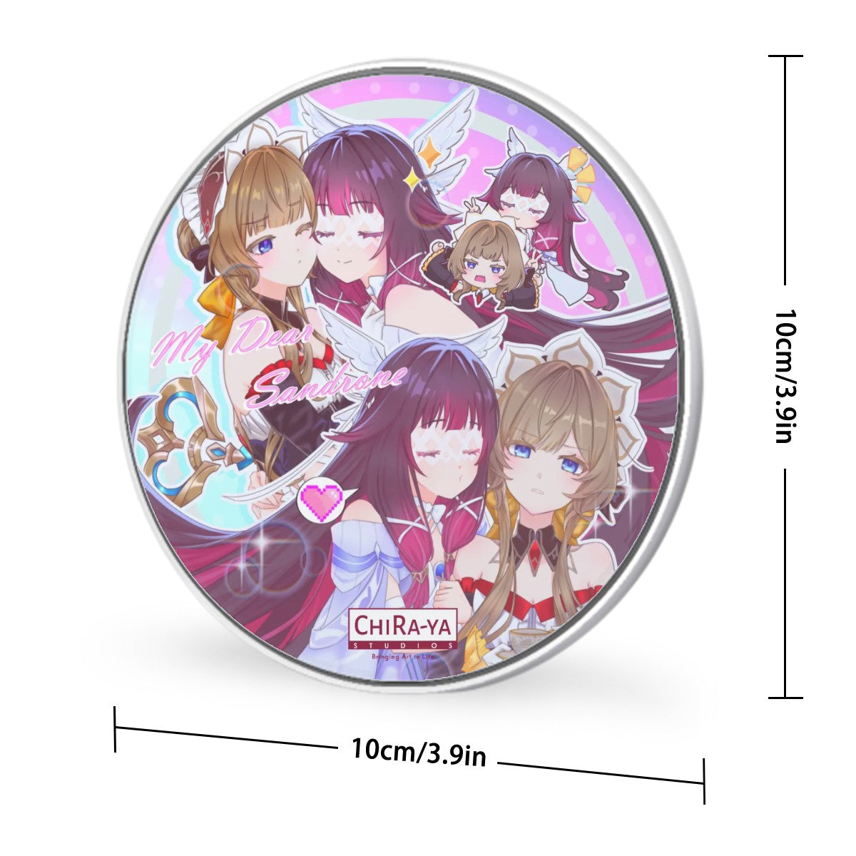 Genshin Impact Wireless Phone Charger - Columbina & Sandrone: "Teatime"