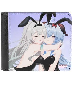 Genshin Impact x Honkai Star Rail Leather Wallet - Firefly & Ganyu: 