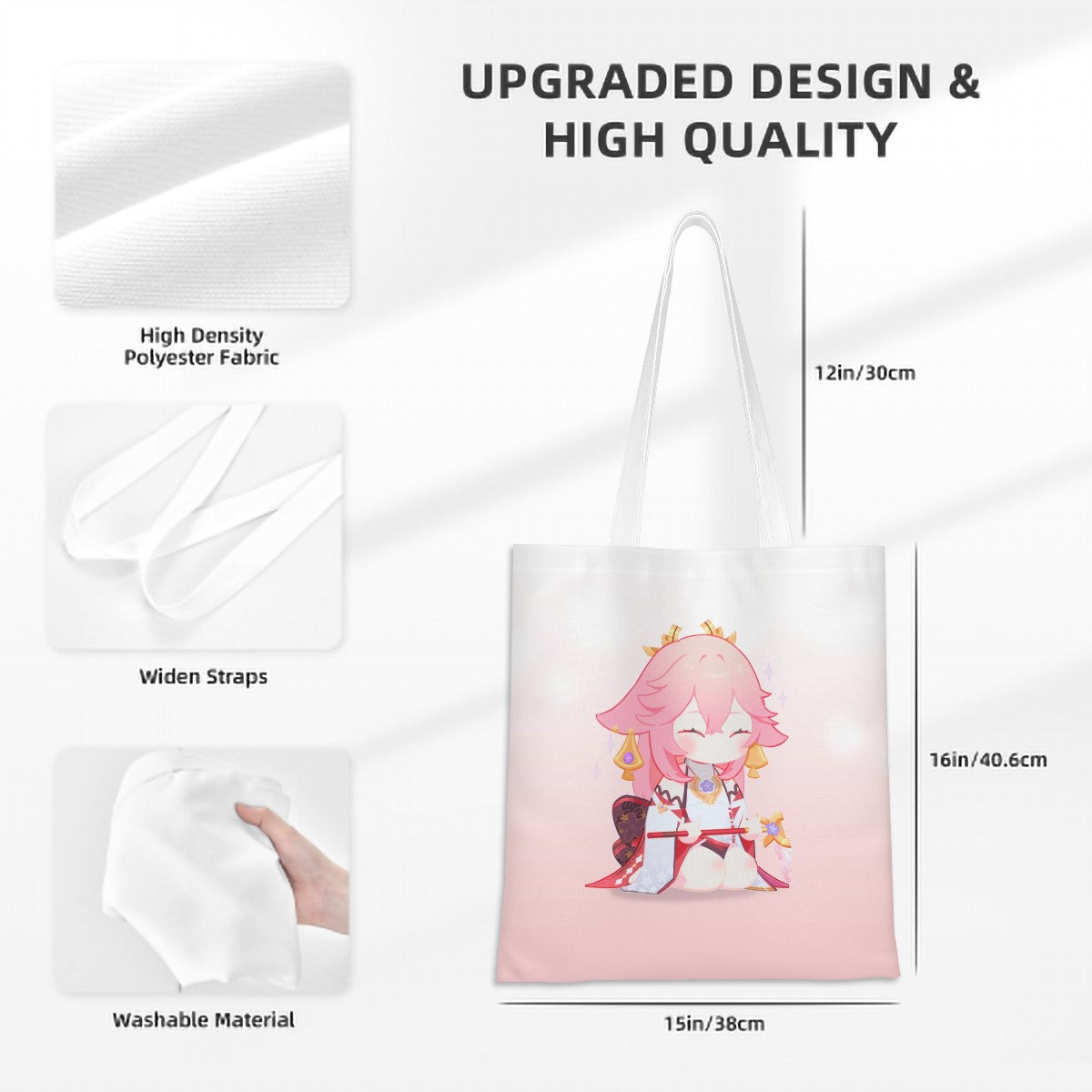 Genshin Impact Tote Bag - Yae Miko (Irodori Statue Series) Chiraya Studios