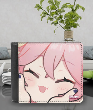 Genshin Impact Squishy Series Leather Wallet - Yae Miko