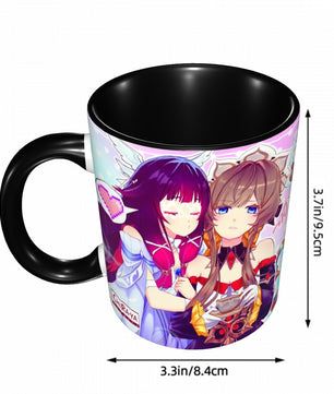 Genshin Impact Ceramic Mug - Columbina & Sandrone: 