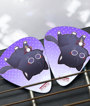 Genshin Impact Scarameow Series Guitar Pick (12 picks of 3 gauges)