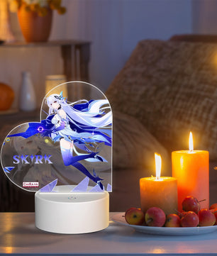 Genshin Impact Heart-Shaped Night Light - Skirk: 