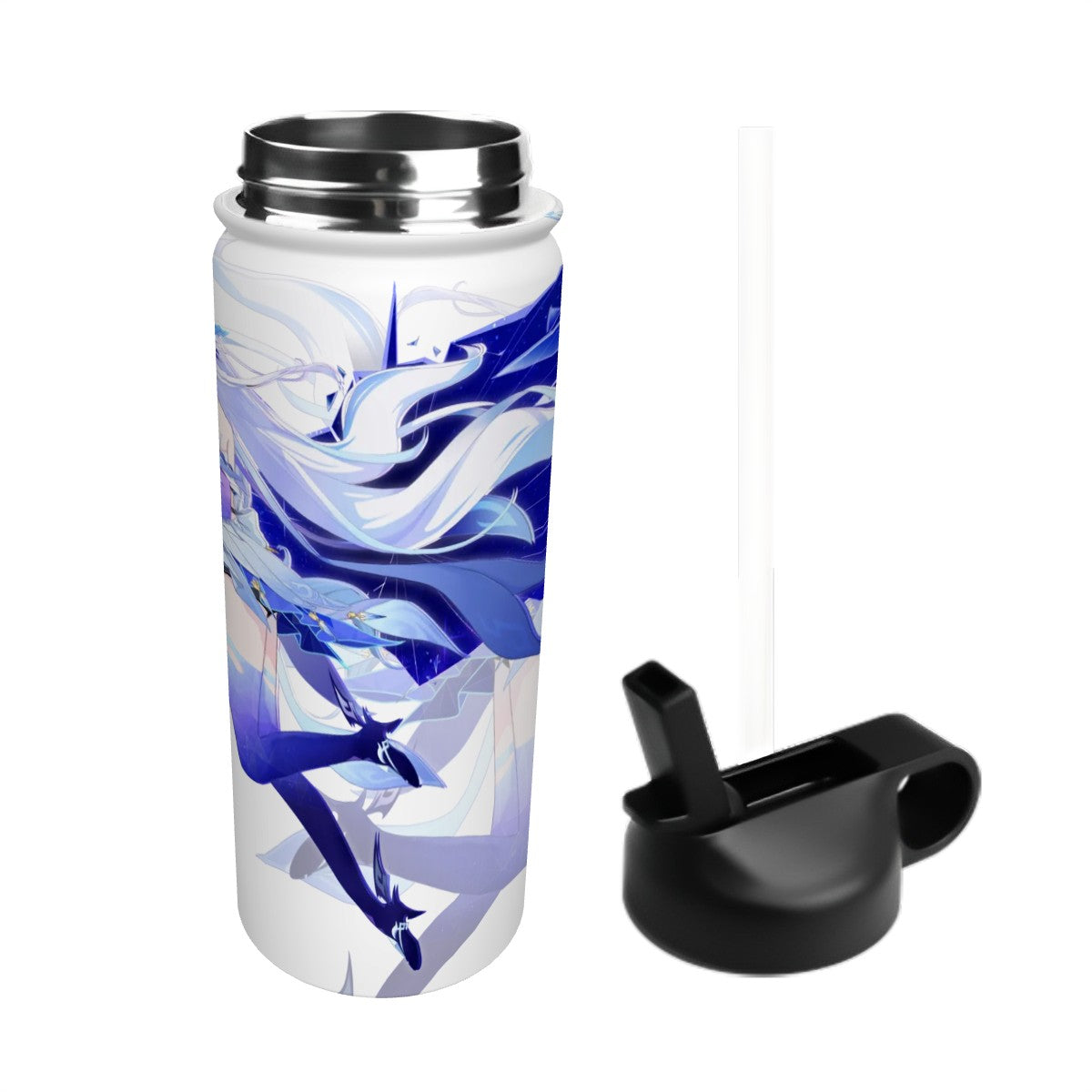 Genshin Impact Stainless Steel Insulated Tumbler - Skirk: "Forged in the Abyss"