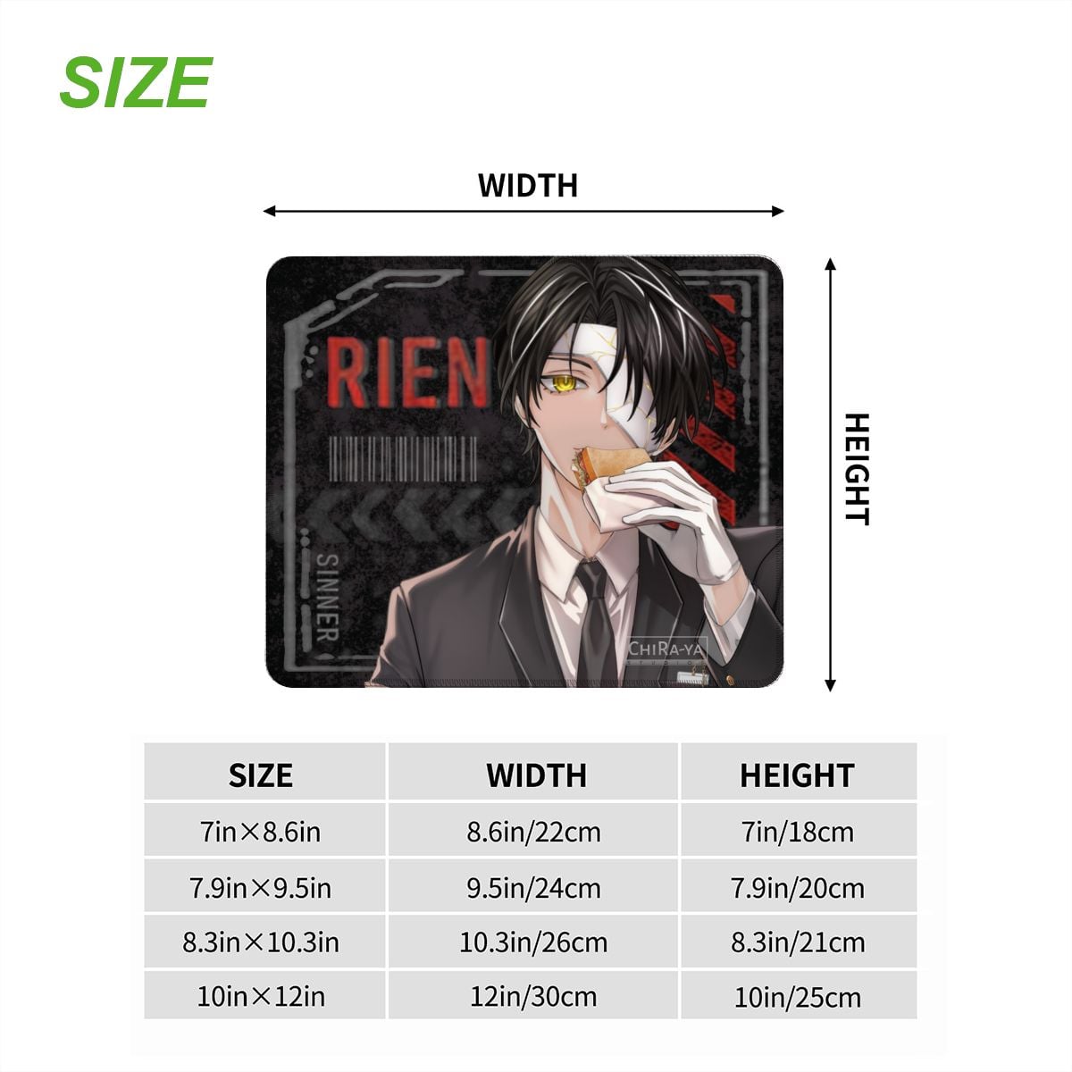 Limbus Company Gaming Mouse Pad - Rien