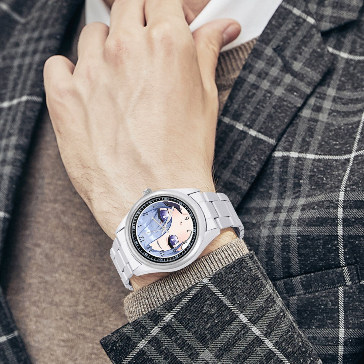 Genshin Impact Squishy Series Stainless Steel Watch - Kamisato Ayato
