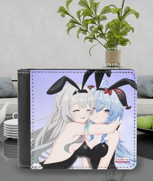 Genshin Impact x Honkai Star Rail Leather Wallet - Firefly & Ganyu: 