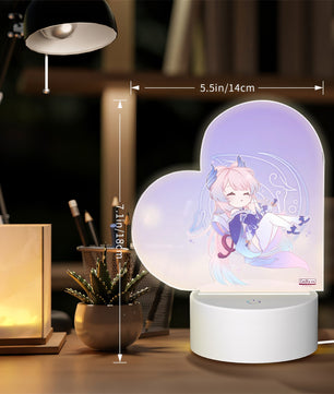 Genshin Impact Heart-Shaped Night Light - Sangonomiya Kokomi