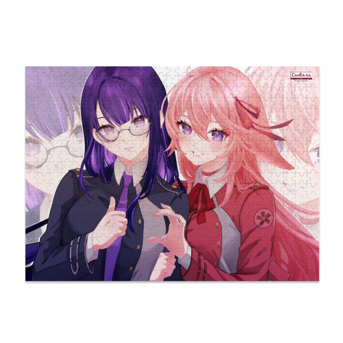 Genshin Impact x Lycoris Recoil Wooden Jigsaw Puzzle (500pcs) - Raiden Ei & Yae Miko: "Takina & Chisato"