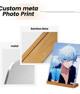 Genshin Impact Metal Print with Stand - Chongyun: 