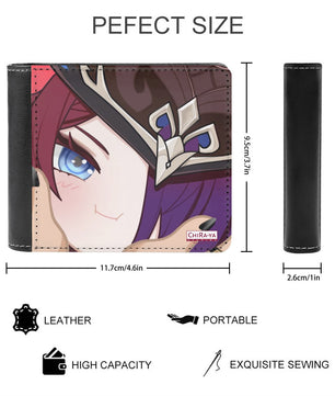 Genshin Impact Squishy Series Leather Wallet - Chasca