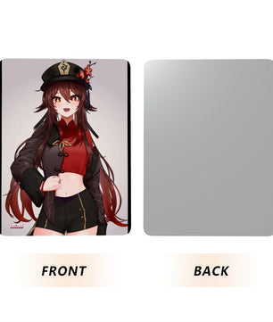 Genshin Impact Metal Print with Stand - Hu Tao: 