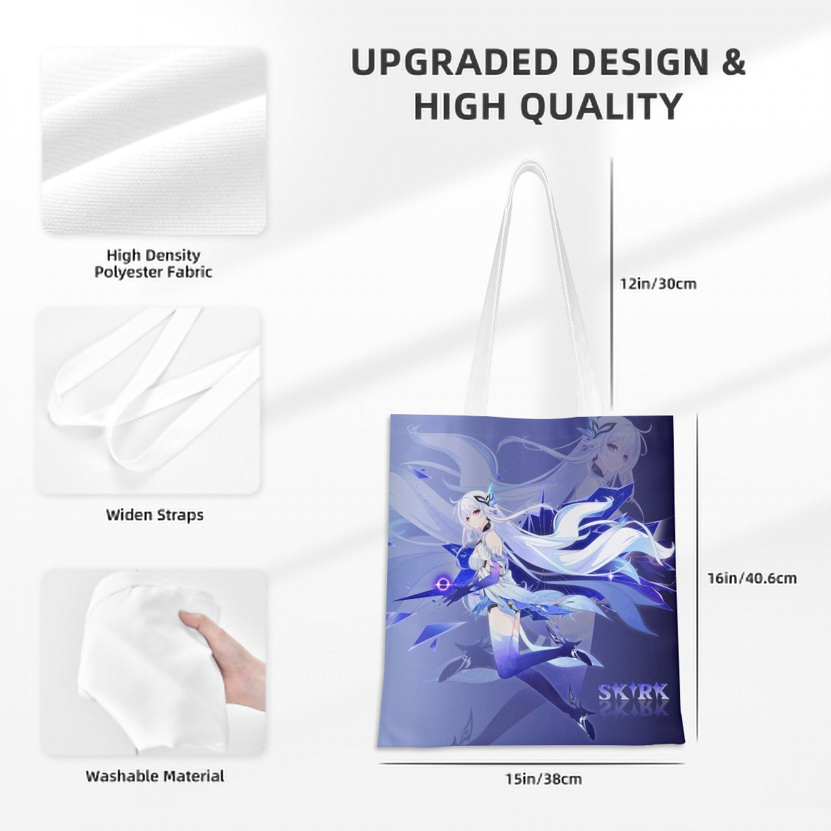 Genshin Impact Tote Bag - Skirk: "Forged in the Abyss"