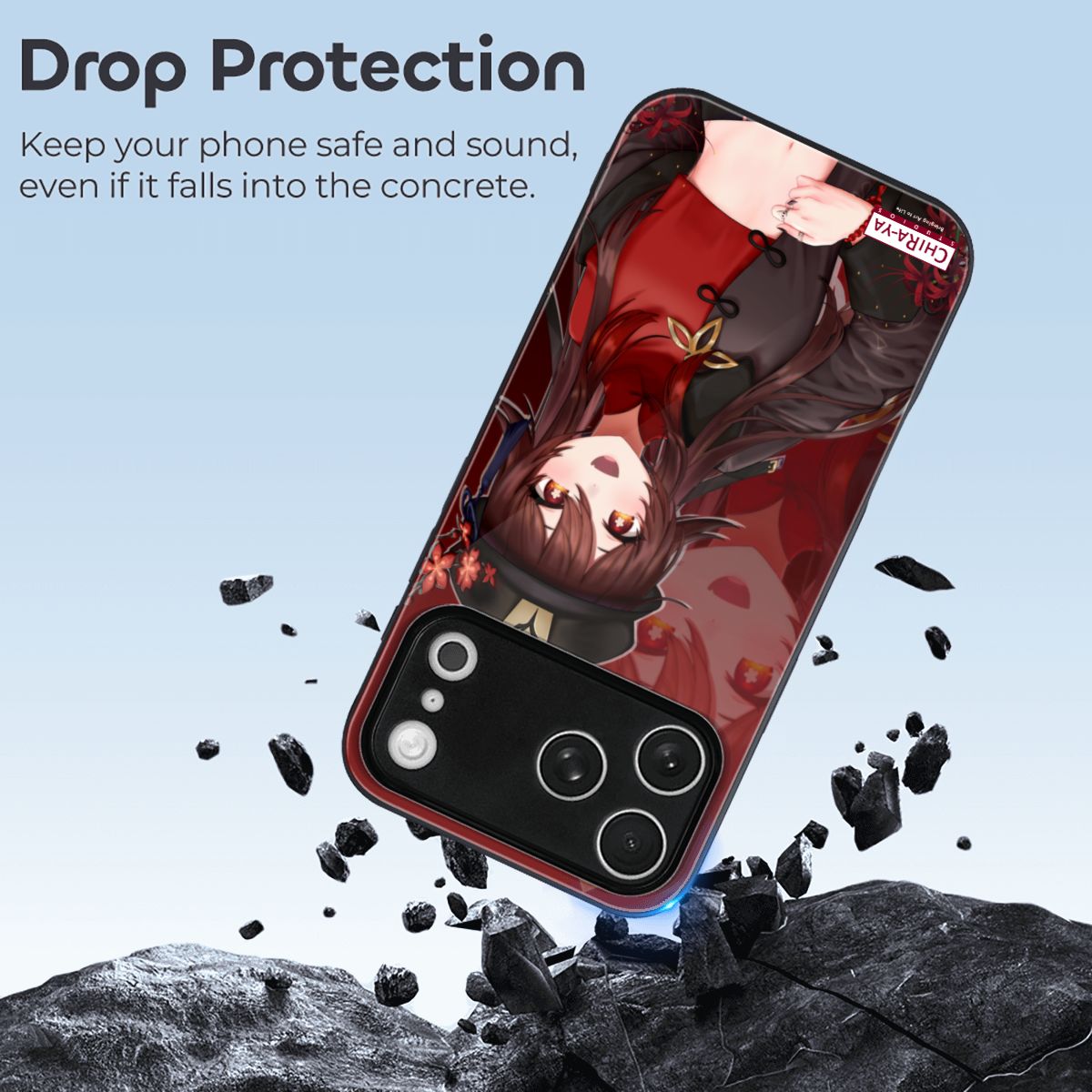 iPhone 17 Pro Max TPU Black Phone Case Chiraya Studios