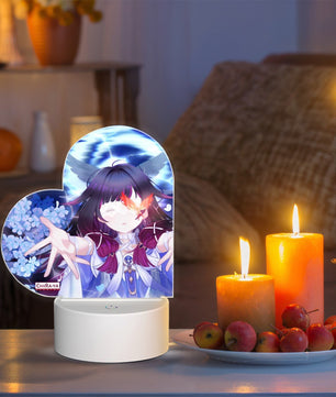 Genshin Impact Heart-Shaped Night Light - Columbina: 