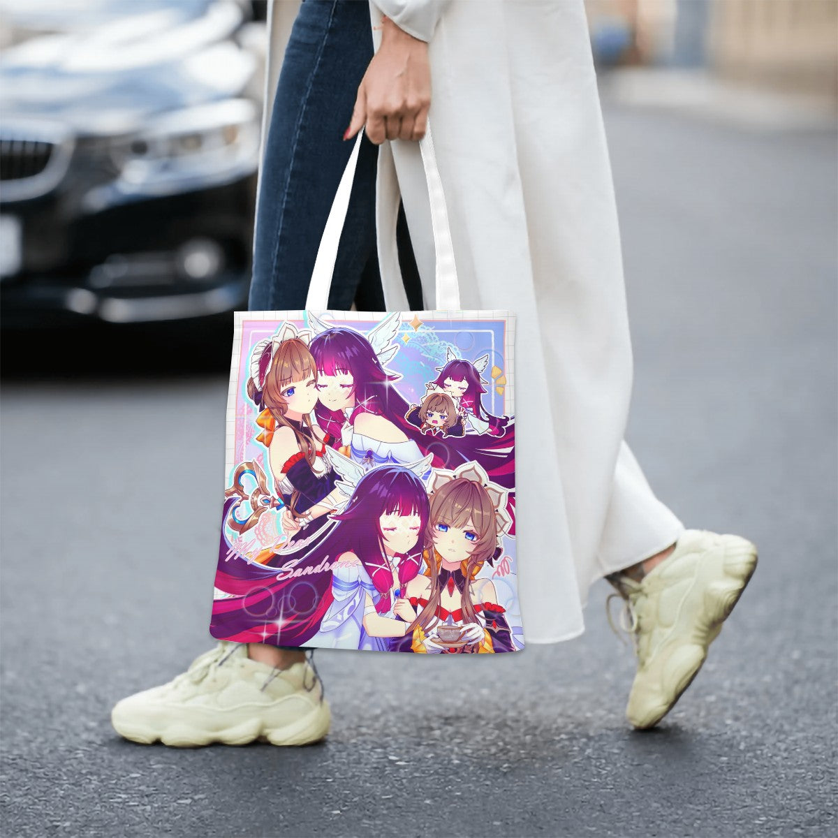 Genshin Impact Tote Bag - Columbina & Sandrone: "Teatime"