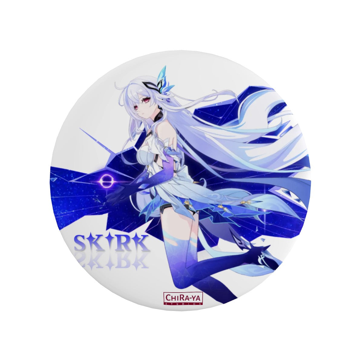 Genshin Impact Pin Badge - Skirk: "Forged in the Abyss"