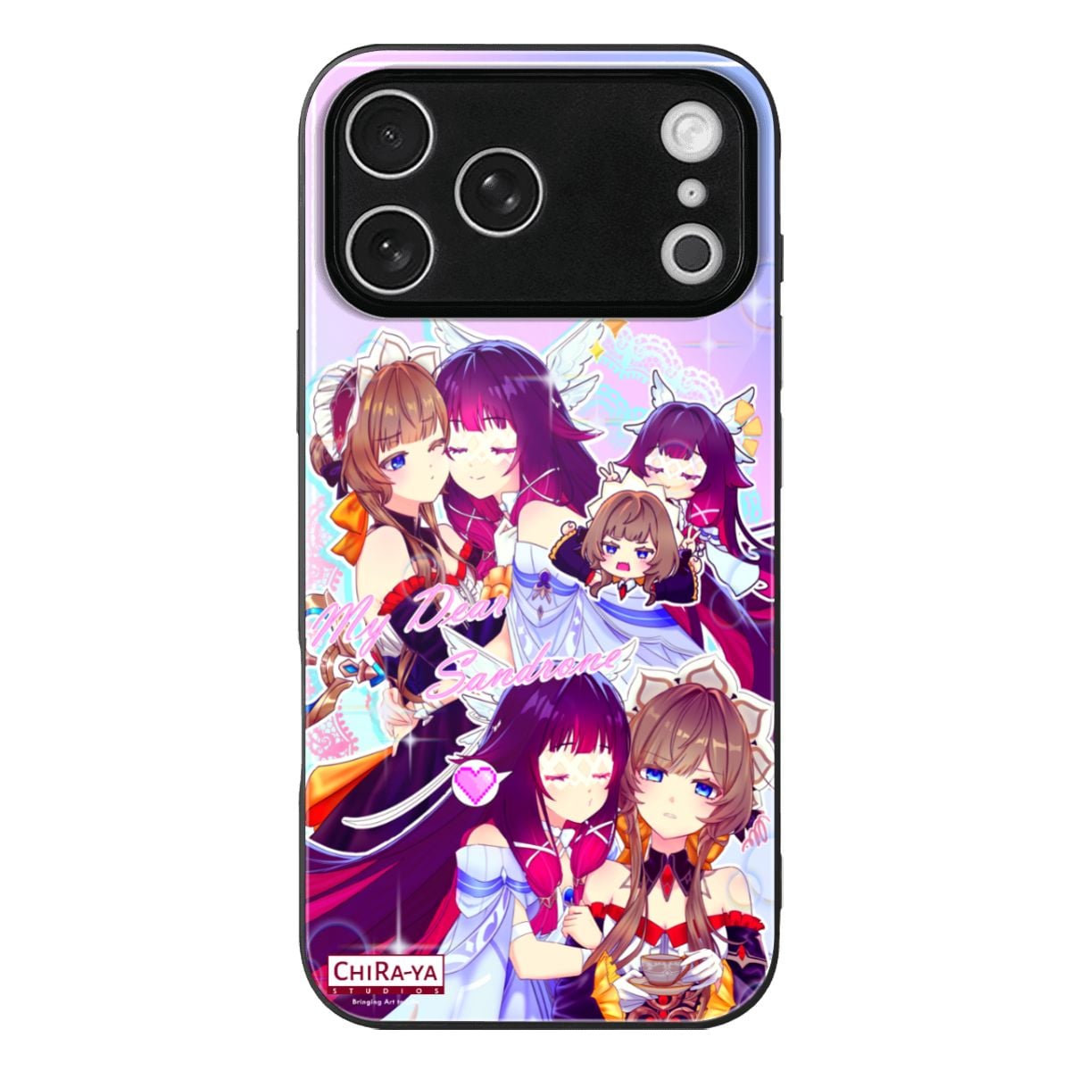 iPhone 17 Pro Max TPU Black Phone Case Chiraya Studios