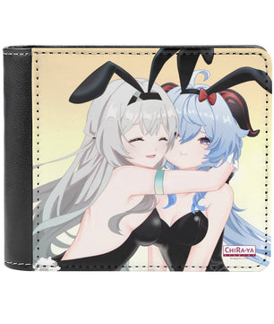 Genshin Impact x Honkai Star Rail Leather Wallet - Firefly & Ganyu: 