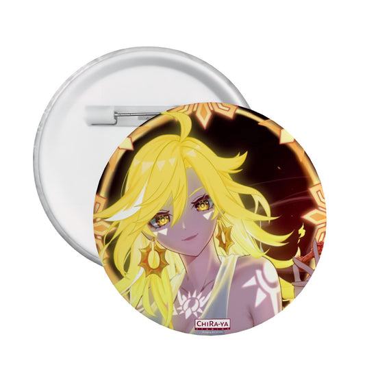 Genshin Impact Pin Badge - Mavuika: "Come and Get It" (Archon Outfit)