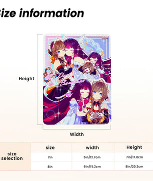 Genshin Impact Metal Print with Stand - Columbina & Sandrone: 