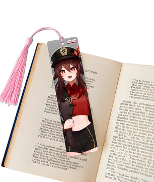 Genshin Impact Wooden Bookmark - Hu Tao: 