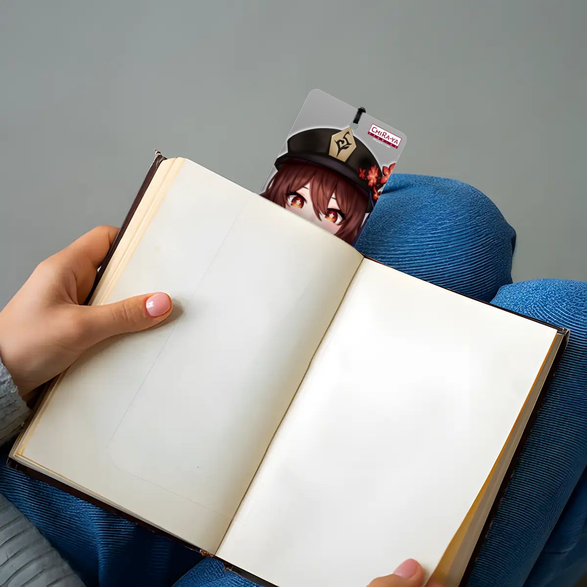 Genshin Impact Wooden Bookmark - Hu Tao: "Crop Top Tao"