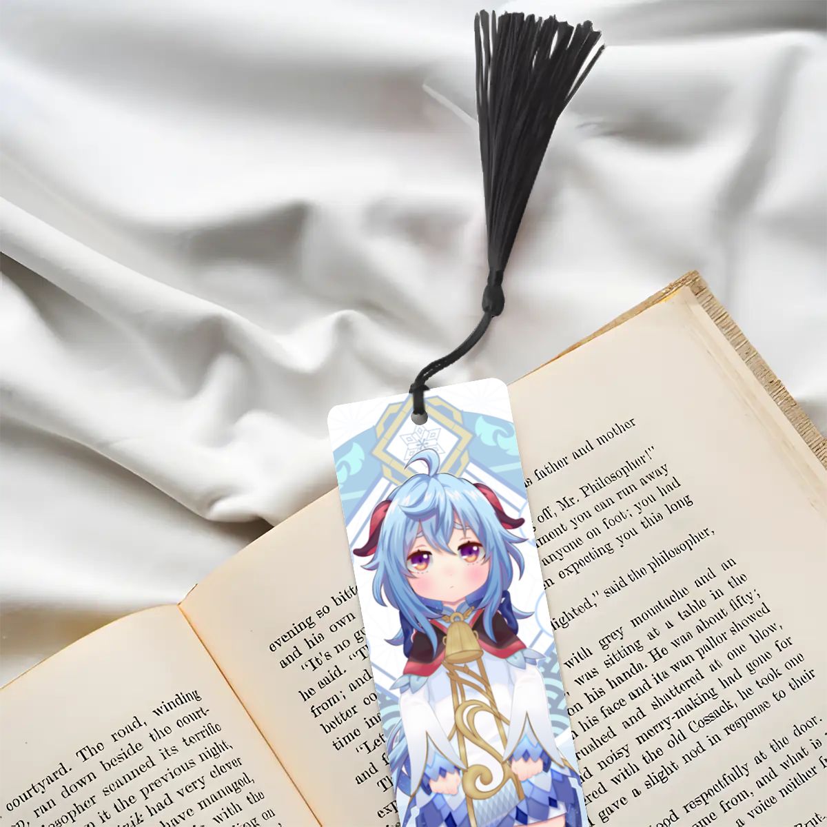 Genshin Impact Wooden Bookmark - Ganyu: "Smol Ganyu"