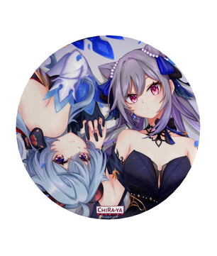 Genshin Impact Pin Badge - Ganyu & Keqing: 