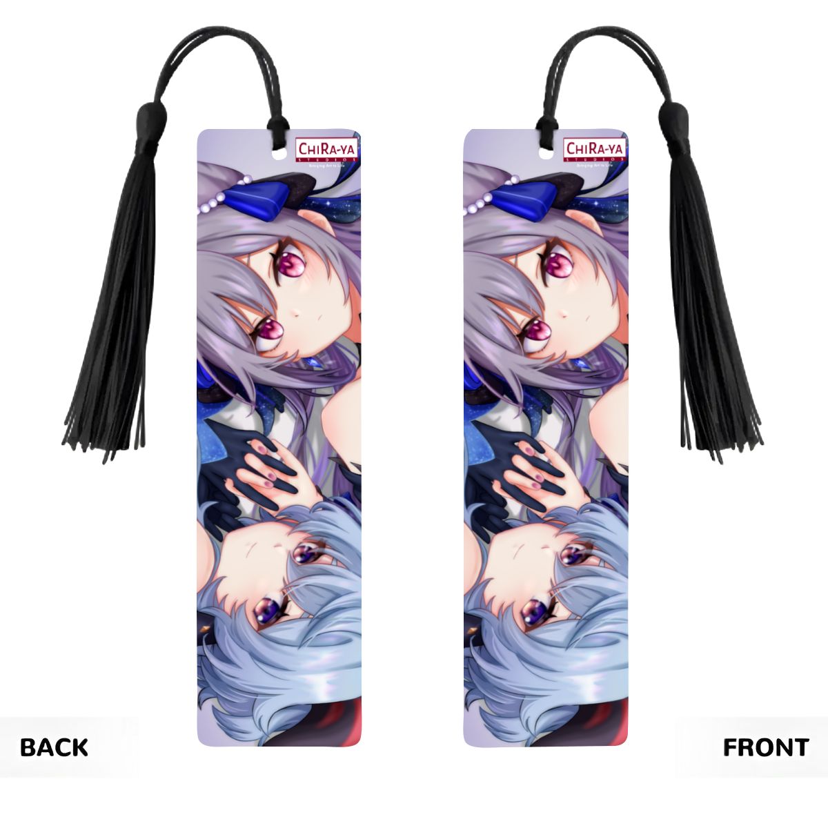 Genshin Impact Wooden Bookmark - Ganyu & Keqing: "Ganqing Impact"