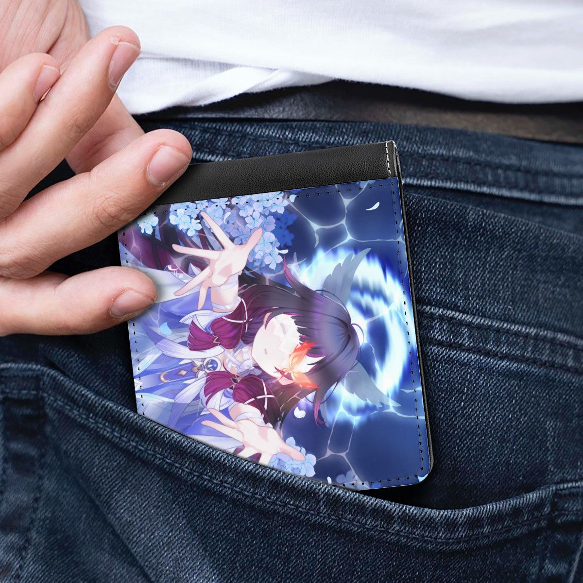 Genshin Impact Leather Wallet - Columbina: 