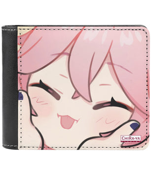 Genshin Impact Squishy Series Leather Wallet - Yae Miko