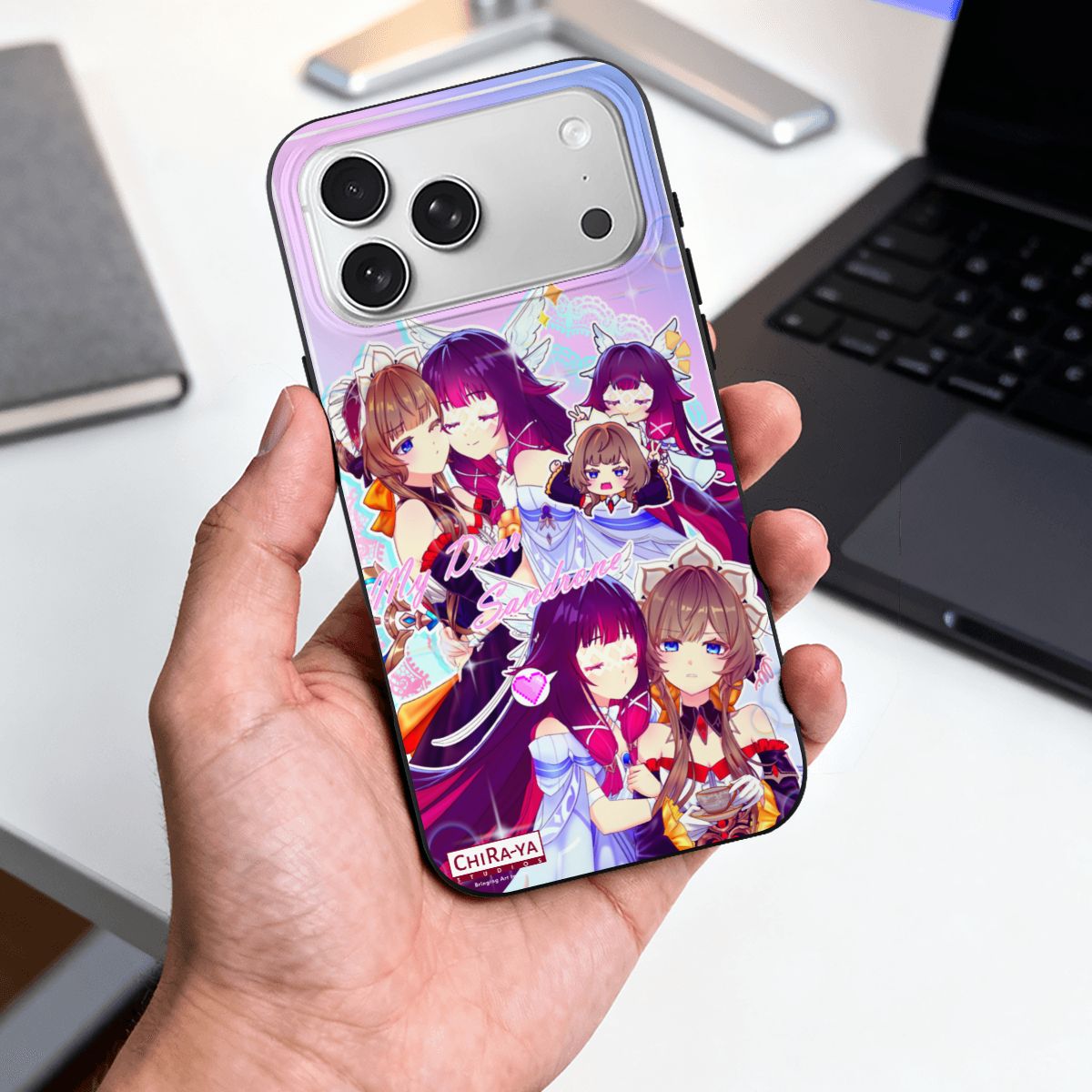 iPhone 17 Pro Max TPU Black Phone Case Chiraya Studios