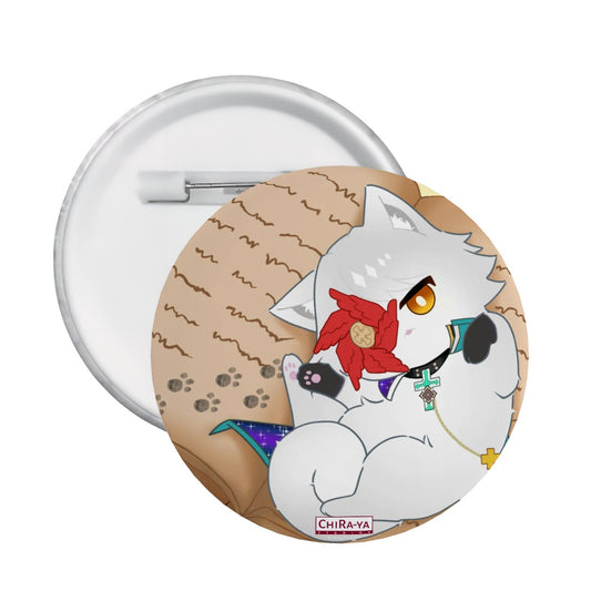 Genshin Impact Pin Badge - Asuka Kreutz (Cat Asuka)
