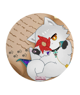 Genshin Impact Pin Badge - Asuka Kreutz (Cat Asuka)