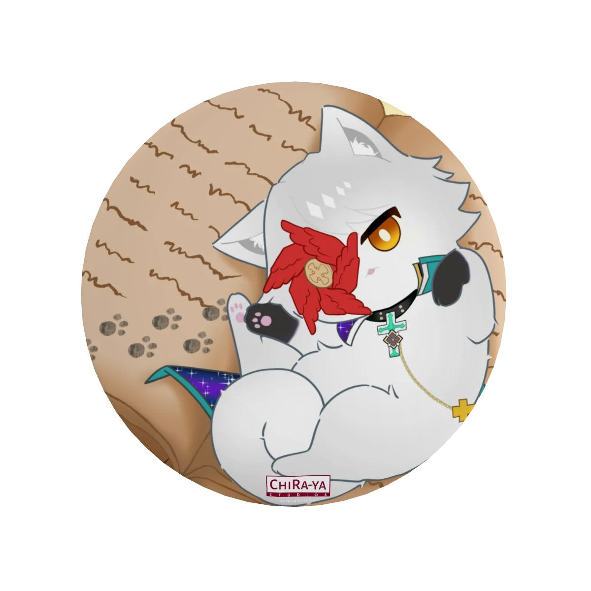 Genshin Impact Pin Badge - Asuka Kreutz (Cat Asuka)