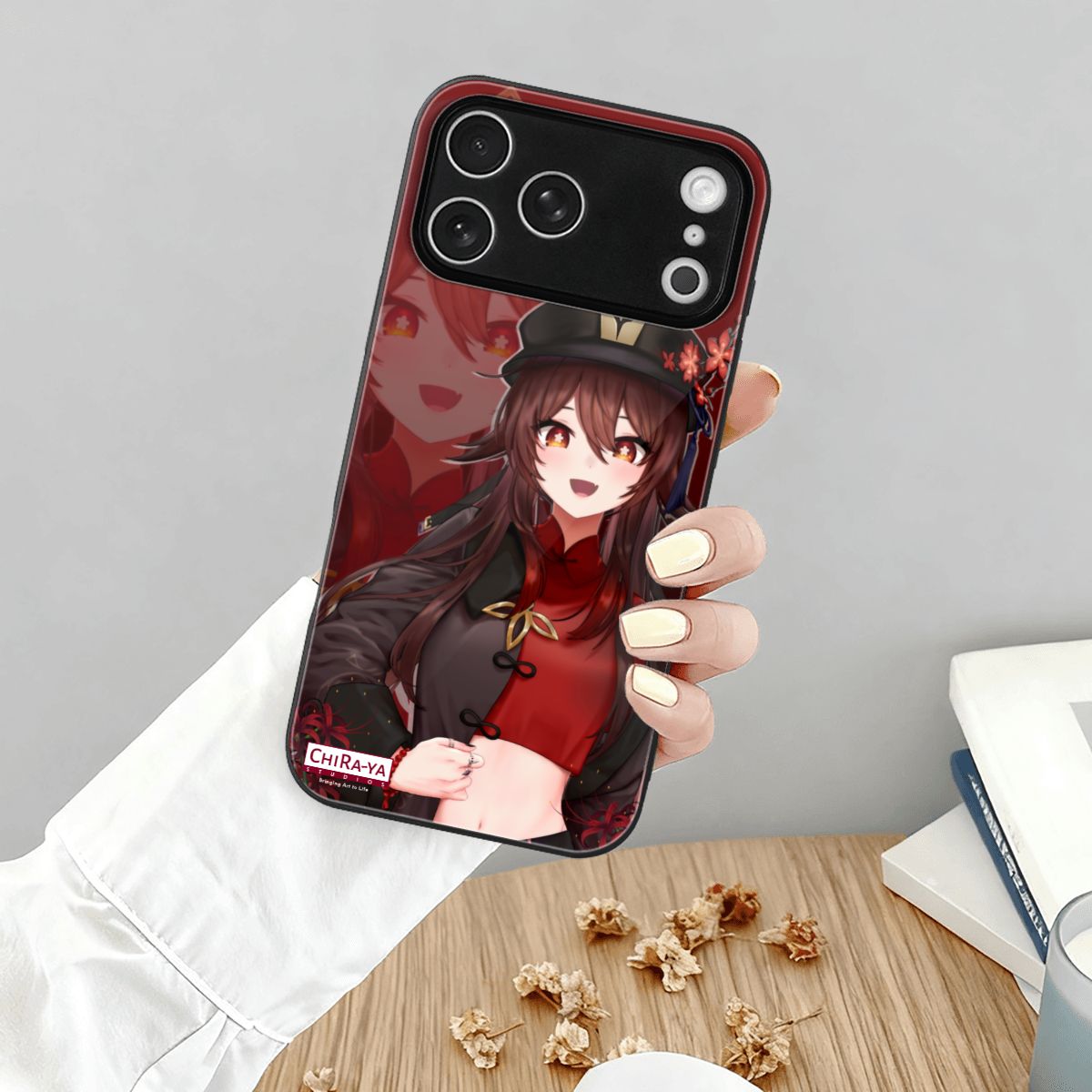 iPhone 17 Pro Max TPU Black Phone Case Chiraya Studios