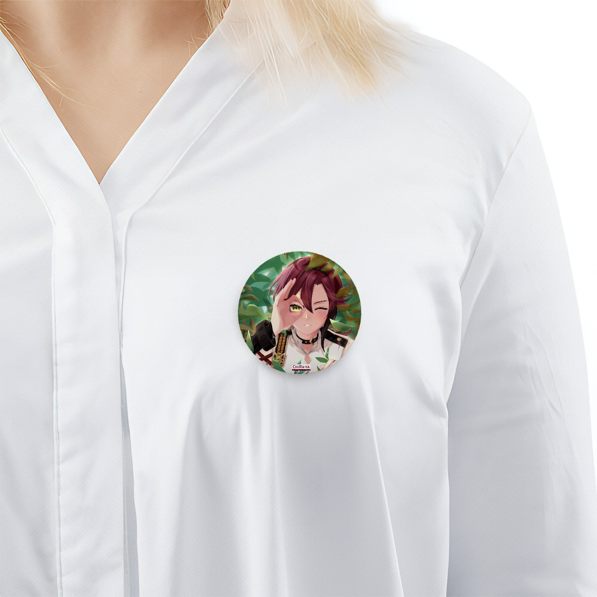 Genshin Impact Pin Badge - Shikanoin Heizou: "Detective At Work"