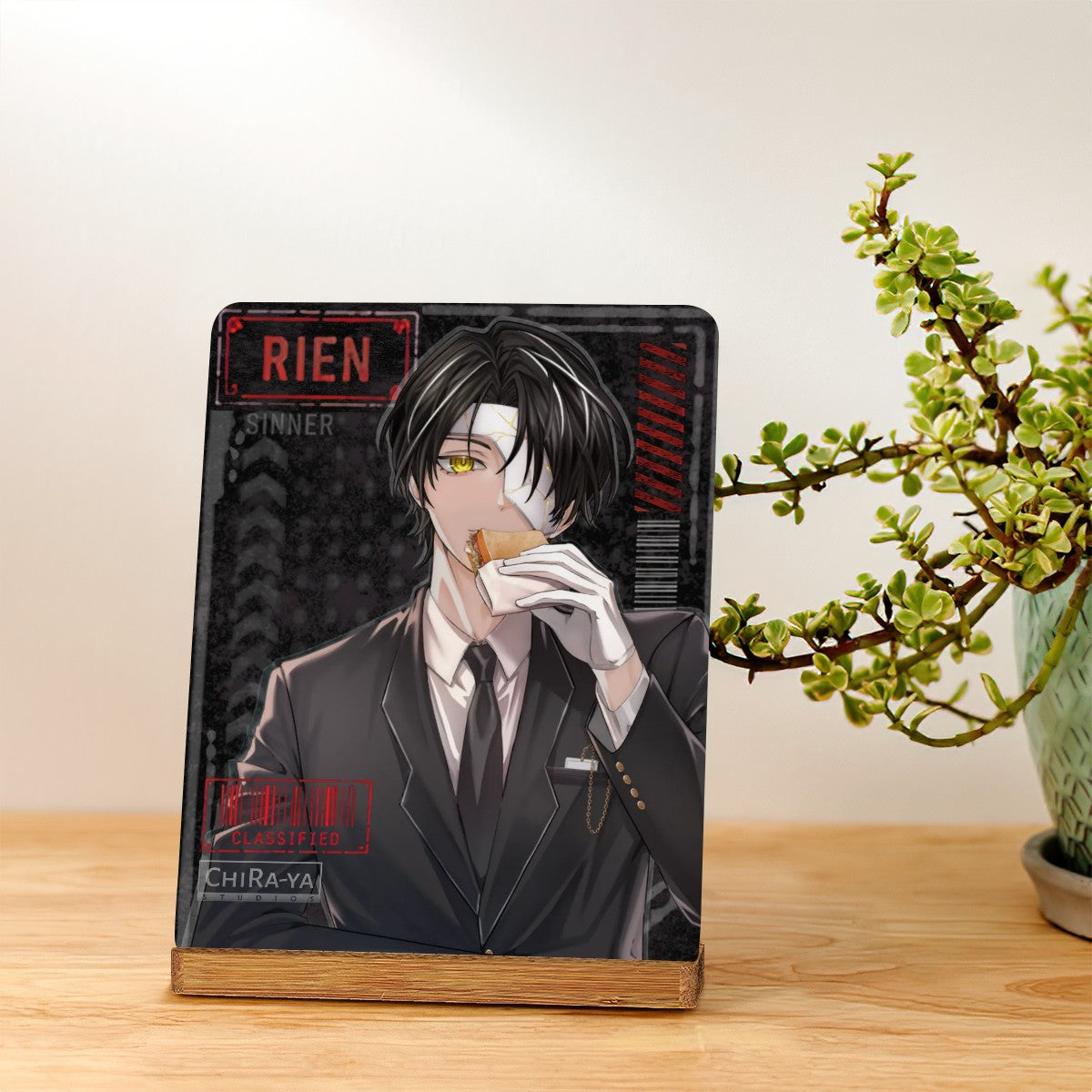 Limbus Company Metal Print with Stand - Rien