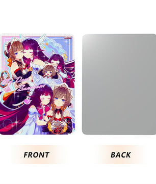 Genshin Impact Metal Print with Stand - Columbina & Sandrone: 