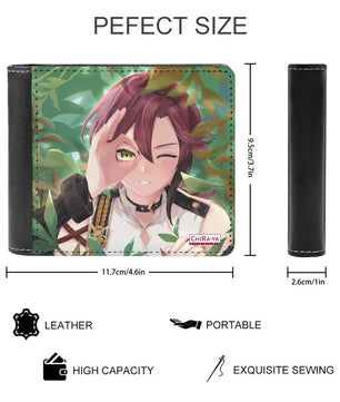 Genshin Impact Leather Wallet - Shikanoin Heizou: 