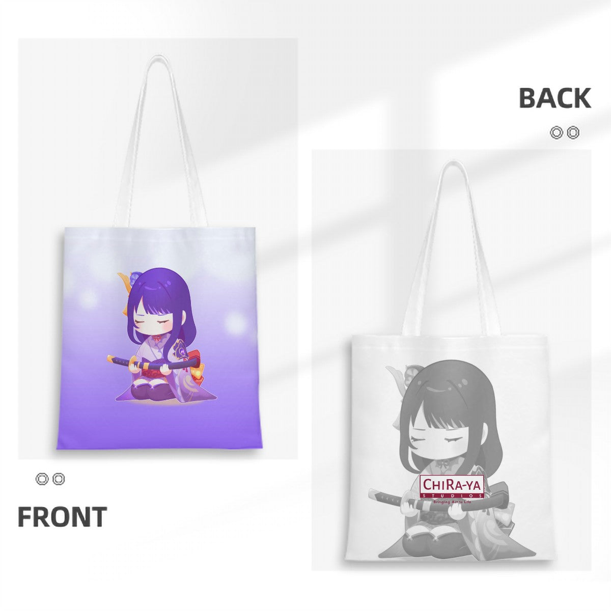 Genshin Impact Tote Bag - Raiden Shogun (Irodori Statue Series)